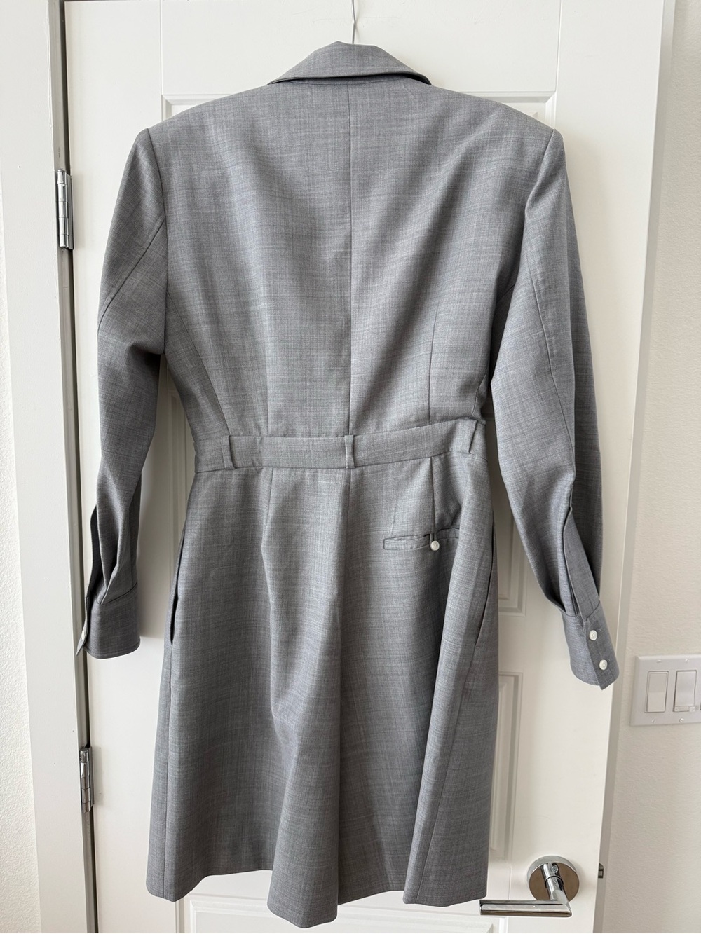 Helsa The Short Meeting Wool Jumpsuit - Picture 5 of 12